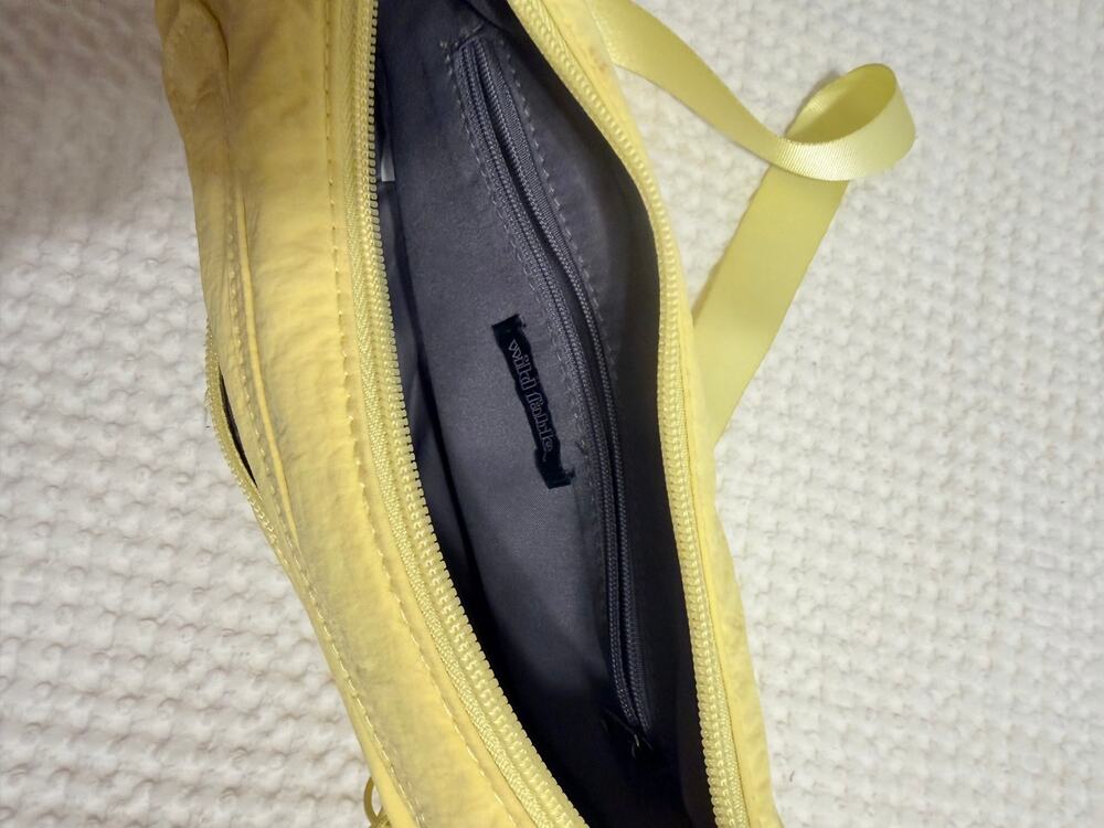 Women’s Round Mini Shoulder Bag in Yellow